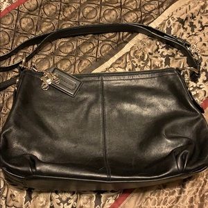 Leather Coach purse